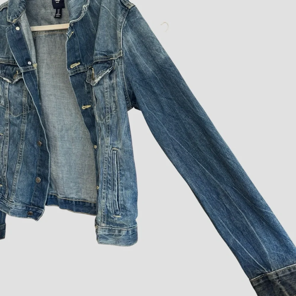 GAP 1969 Icon Blue Denim Classic Jean Jacket - Picture 8 of 11